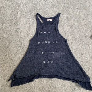 Razor back tank top